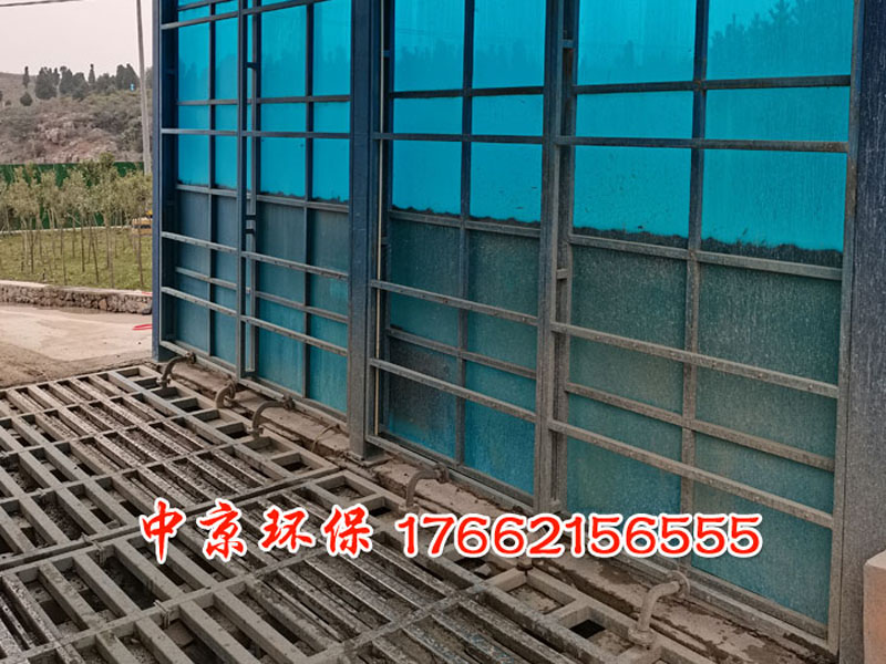 煤场工程车封闭洗车台